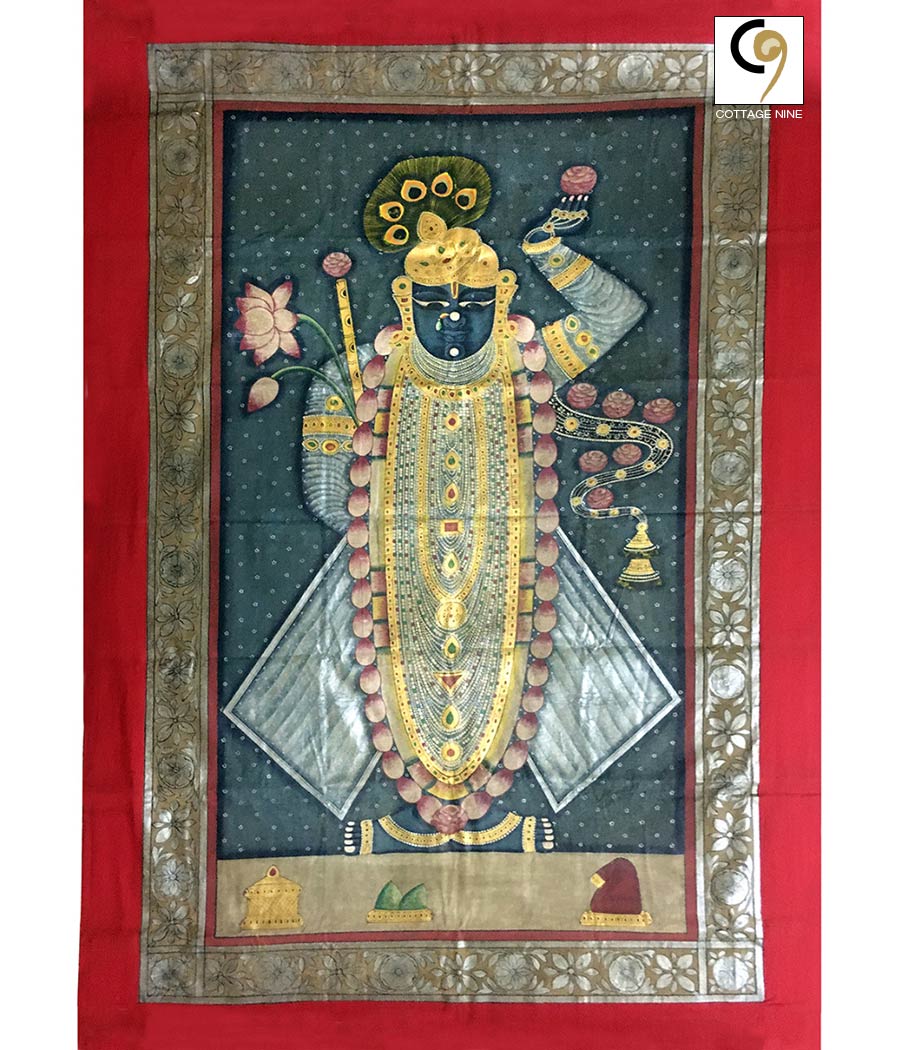 Antique-Style-Traditional-Rajbhog-Shrinathji-Pichwai-Painting
