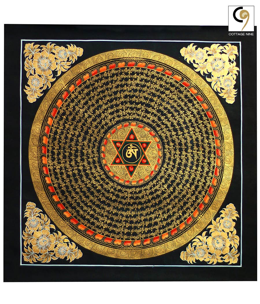 Astronomical-Tibetan-Thangka-Painting