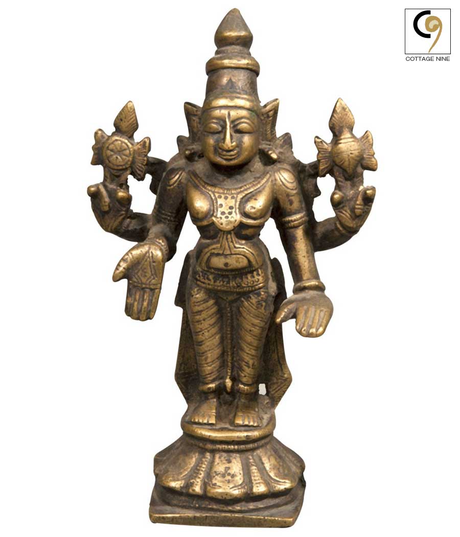 Brass-Vishnu-Srinivasa-Statue-1