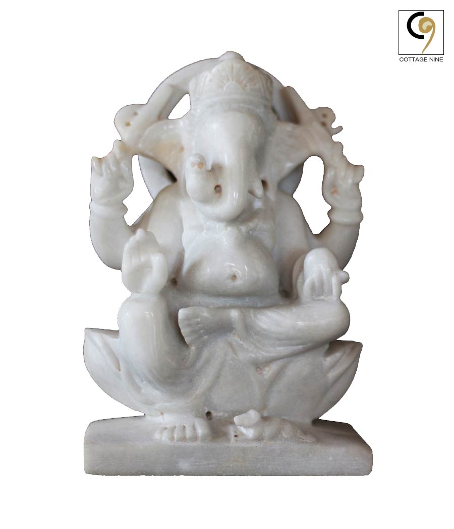 Carved-Marble-Ganesha-Statue-1