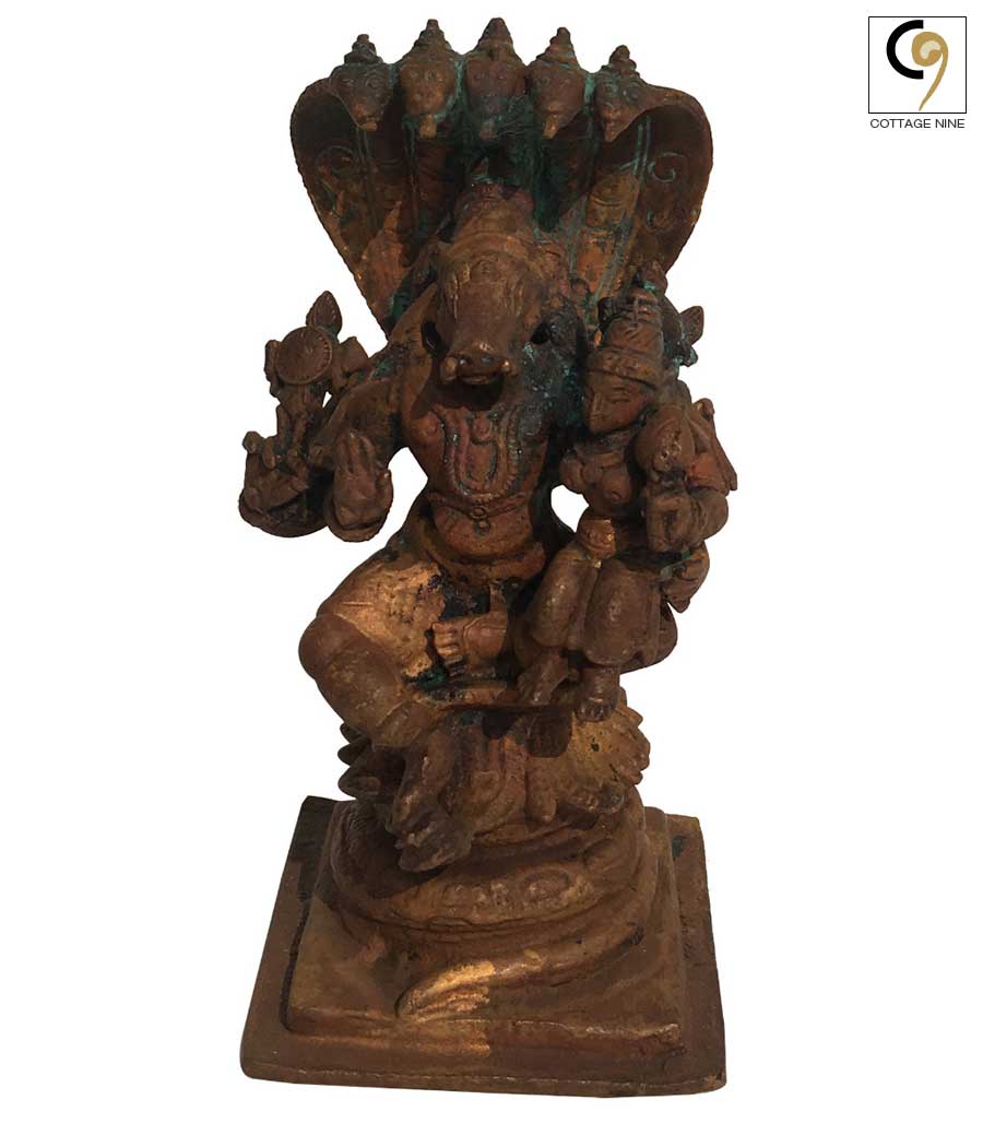 Copper-Lakshmi-Varaha-Statue-1