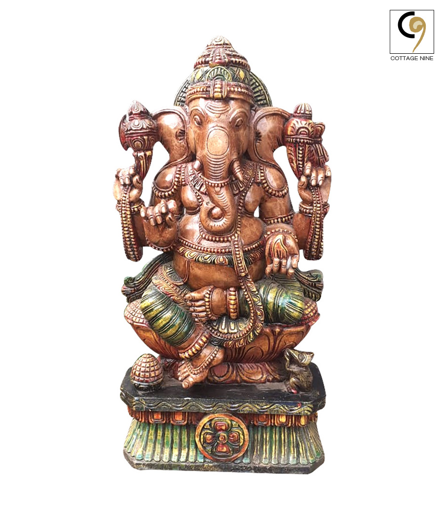 Hindu-God-Ganesha-Wood-Carving-1
