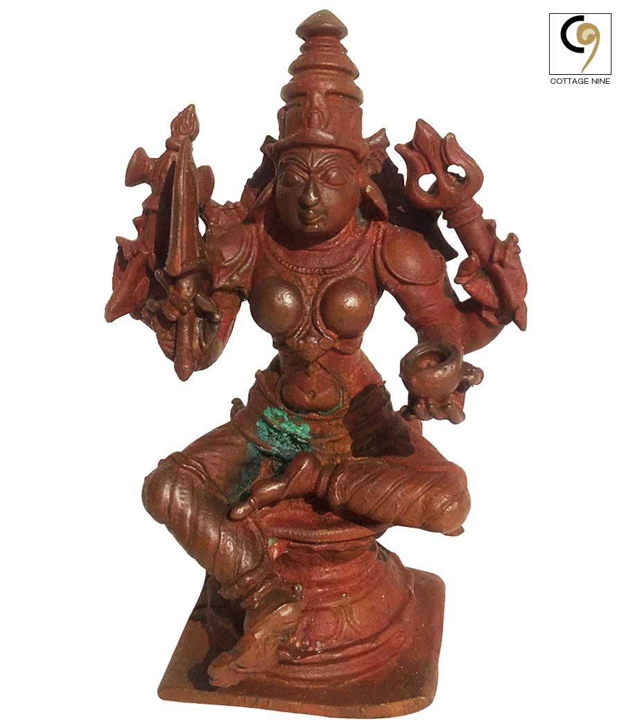 Kali Copper Figurine-1