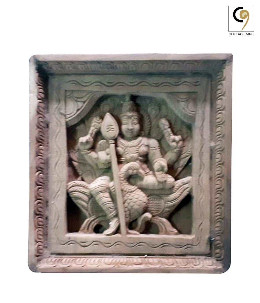 Kartikeya-Small-Wood-Carving
