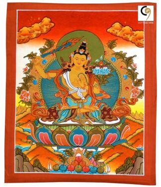 Manjushri-Buddhist-Thangka