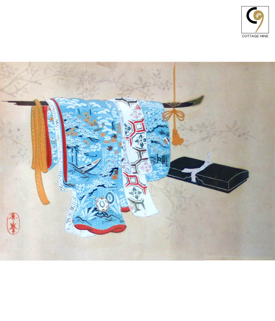Samurai’s-Attire-japanese-Woodblock-Print