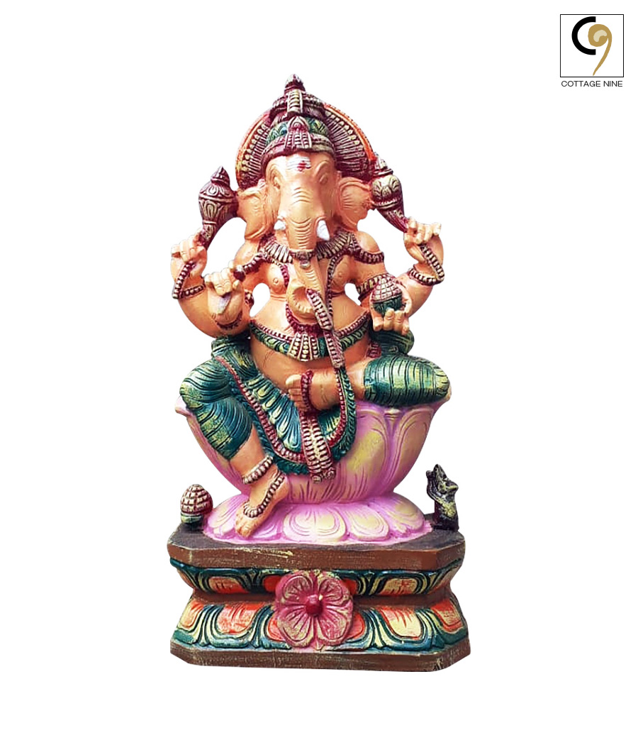 Seated-Ganesha-Wood-Carving-1