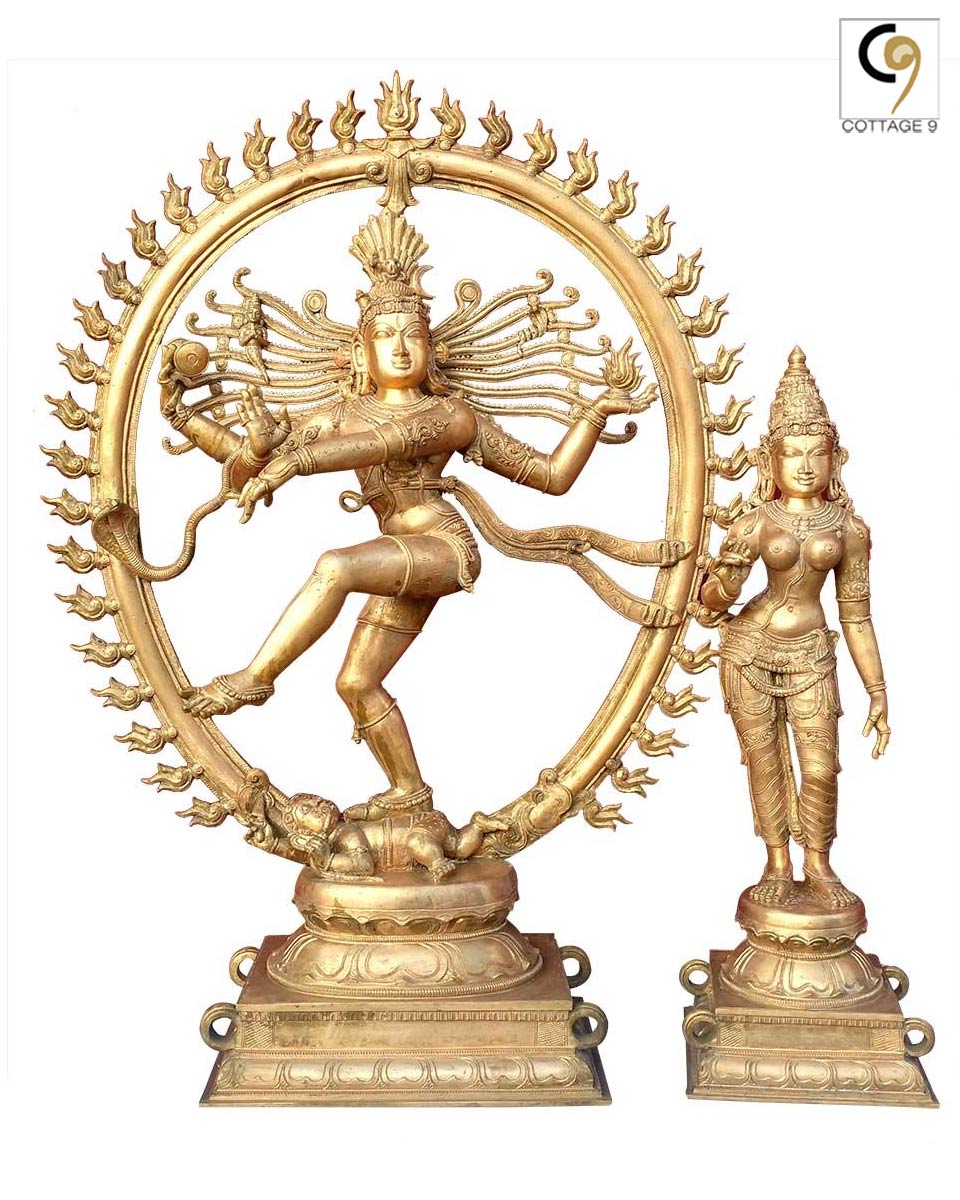 Shiva-Nataraja-with-Shivakami-Bronze-Set