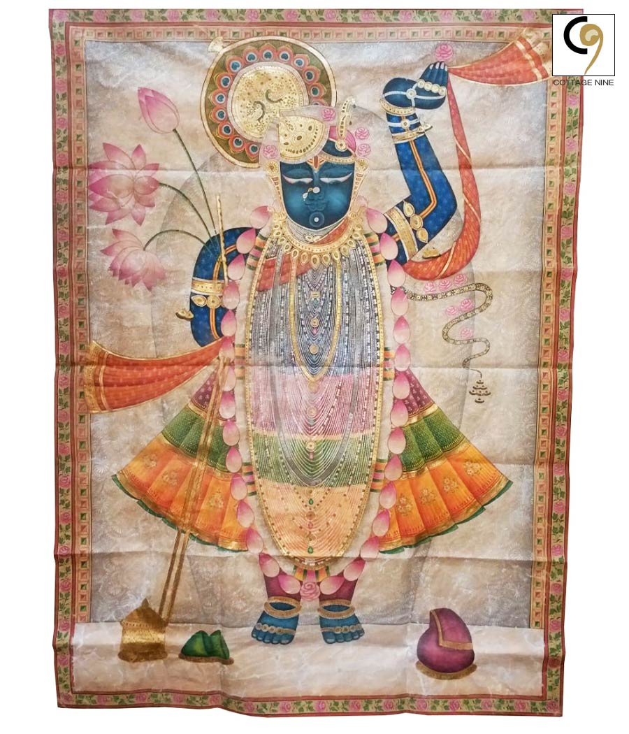Shrinathji-Pichwai-Painting-Traditional-Form-of-Srinathji-(Krishna)