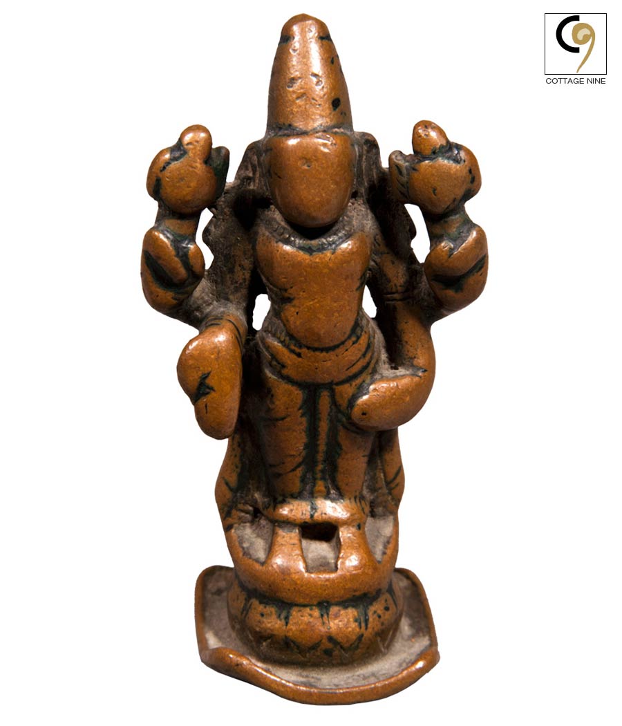Small-Vishnu Bronze-Statue-1