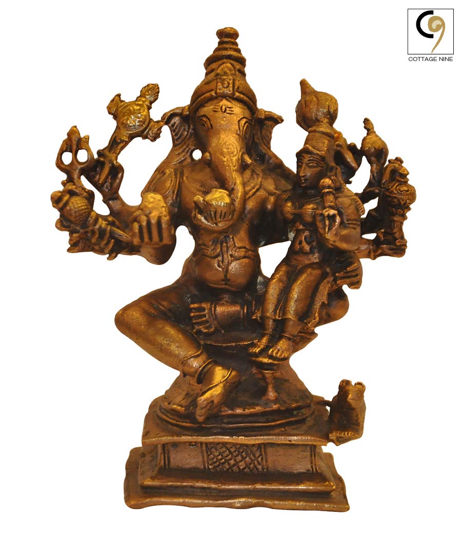 Sri-Mahaganapati-Copper-Ganesha-Idol