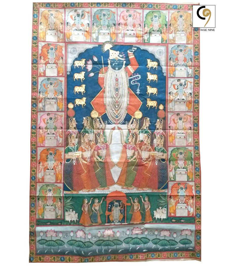 Srinathji-Pichwai-Painting-Srinathji-as-Gopi-Vallabha