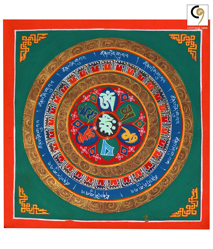 Tibetan-Astronomical-Thangka-Painting