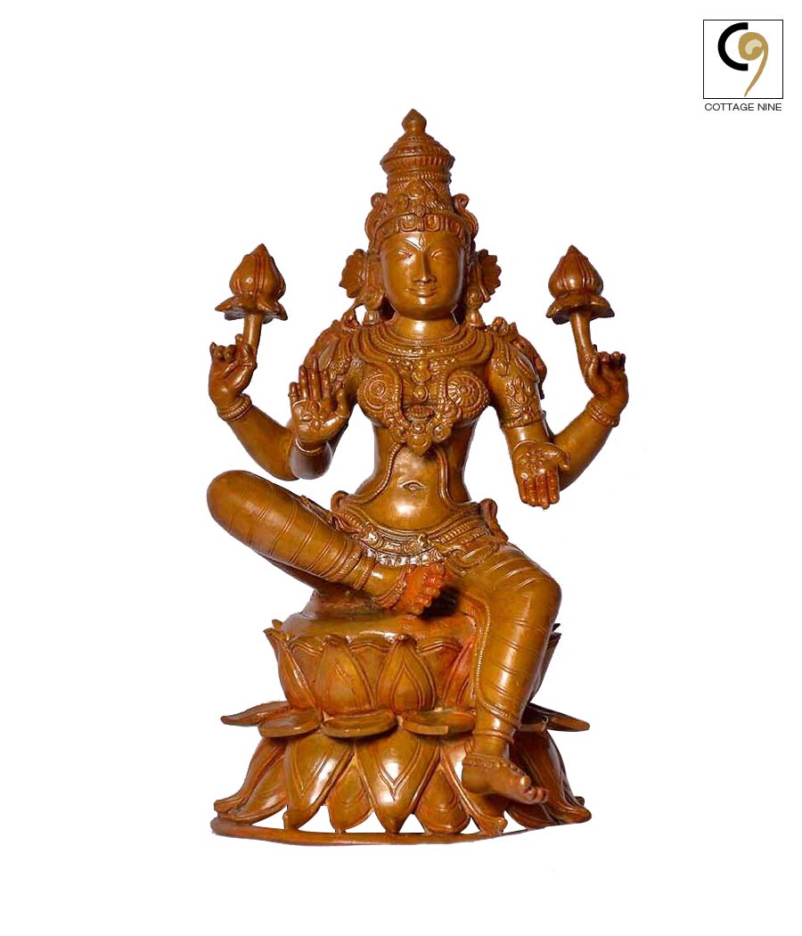 adi-lakshmi-on-lotus-south-indian-bronze-statue-1