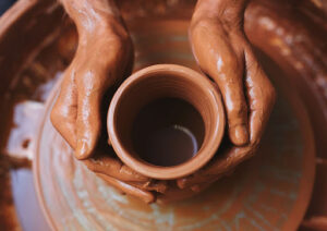 Creating Method Of Blue Pottery: