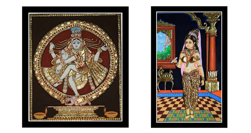 Adding-Color-To-The-Tanjore-Painting