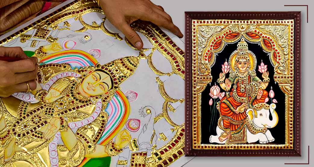 Art-Of-Tanjore-Painting-The-Golden-Paintings