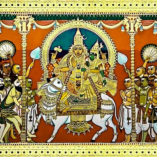 Art Of Making Mysore Painting