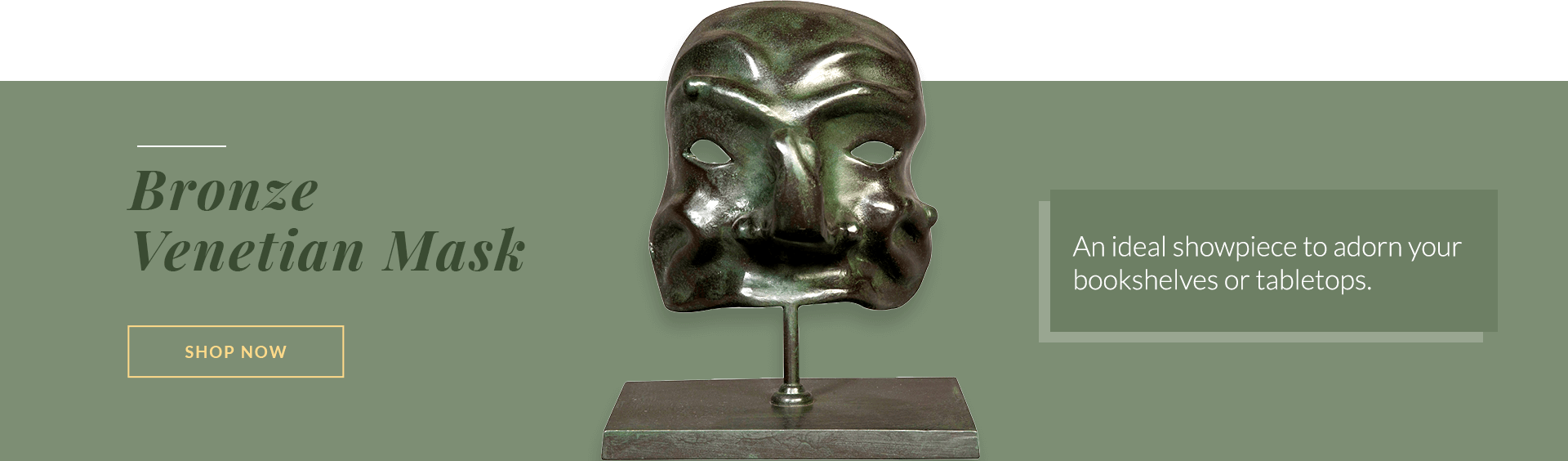 Bronze Venetian Mask