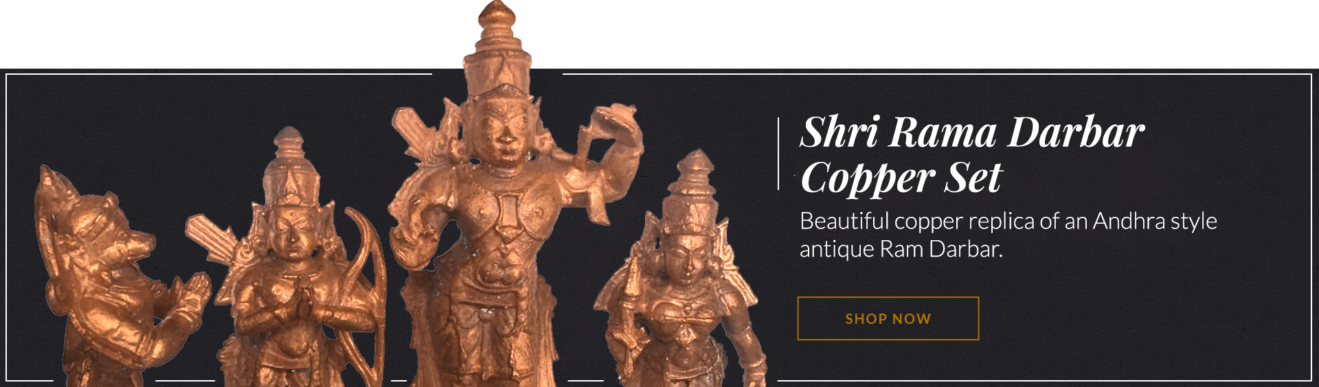 Shri Rama Darbar Copper Set