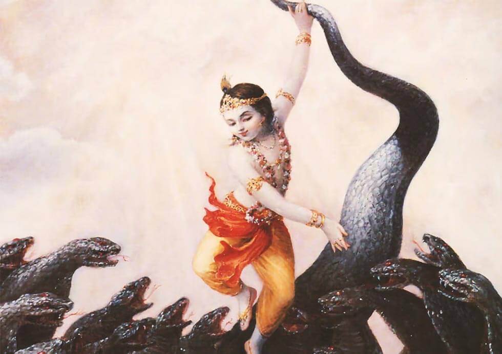Krishna the Subduer of Kaliya